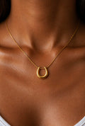 U pendant necklace